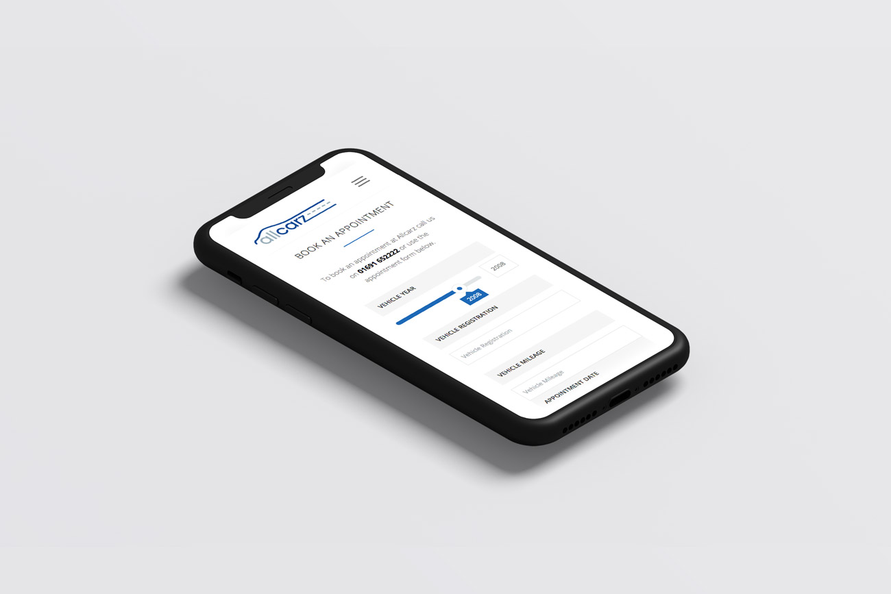 Allcarz Website - Mobile